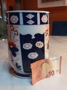 Large signed Chinese vase, beautiful piece, Dub 18