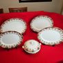 Arklow Pottery Alton Design coffee set elements, saucers, sugar bowl Image 5