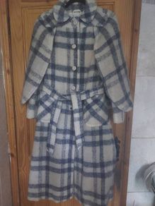 Donegal Design Vintage mohair wool cape coat (free post)