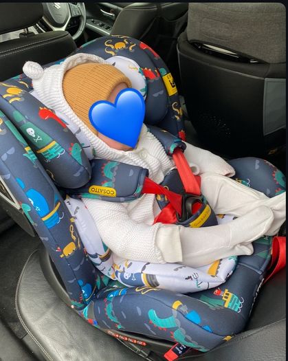 Cosatto All in All Rotate ISOFIX Car Seat From Birth To 36KG Sea Monsters