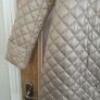 Ladies Cream Classic Diamond quilted pattern Image 3