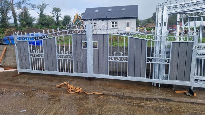 Galvanized Gates Composite PVC