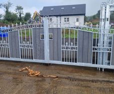 Galvanized Gates Composite PVC