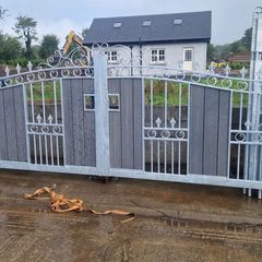 Galvanized Gates Composite PVC