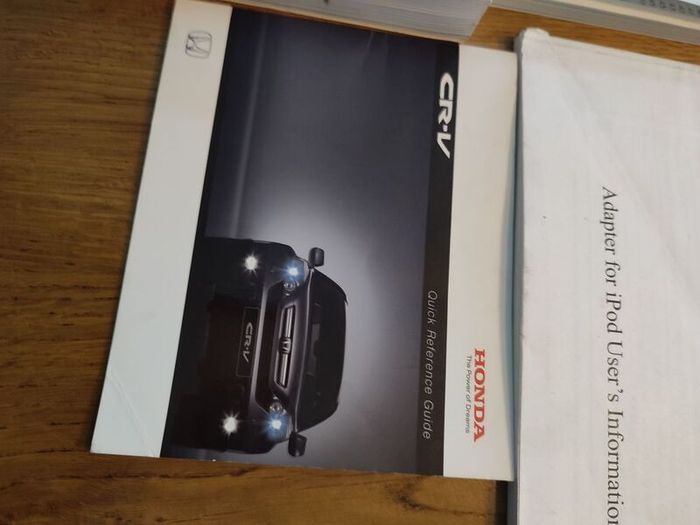 Honda CR-V owners manual booklets