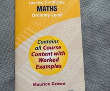 Ordinary level maths help book