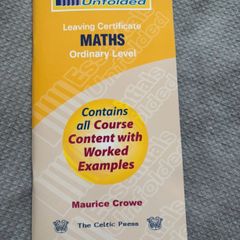 Ordinary level maths help book