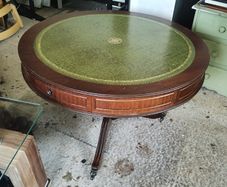 Regency style drum table (26190)