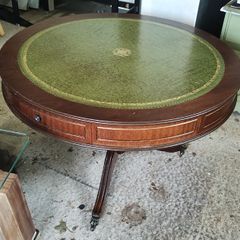 Regency style drum table (26190)