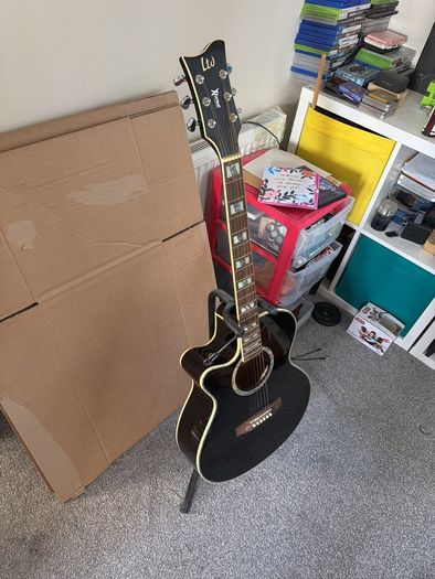 LTD Xtone acoustic-electric left handed guitar