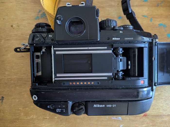 Nikon F4s camera body for parts.