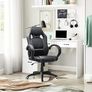 Racing Sport Office Chair with Tilt Function Computer Desk Swivel Chair PU Black OBG56BUK, 77x66x107-117) cm Image 4