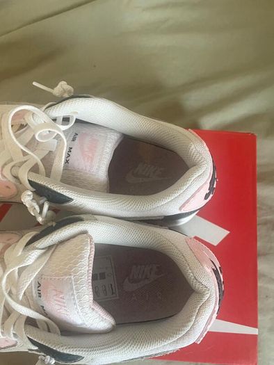 Air Max 90 - White/wolfgrey-pink Foam