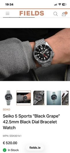 Seiko watch