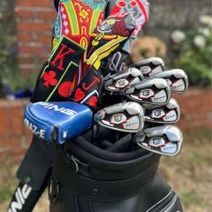 Full set of left handed golf clubs