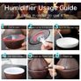 Wood Grain USB Humidifier Seven Colors Noctilucent Aromatherapy Mini Noiseless Machine Household Vase Air Purifier Image 4