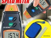 Digital Tachometer Laser Photo Non Contact RPM Tach Meter Motor Speed Gauge