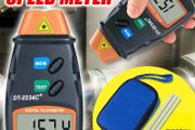 Digital Tachometer Laser Photo Non Contact RPM Tach Meter Motor Speed Gauge