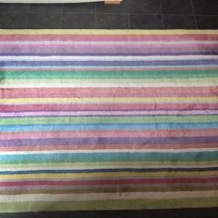 Large colourful wool rug