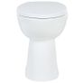 High Rimless Toilet Soft Close 7 cm Higher Ceramic White Image 4
