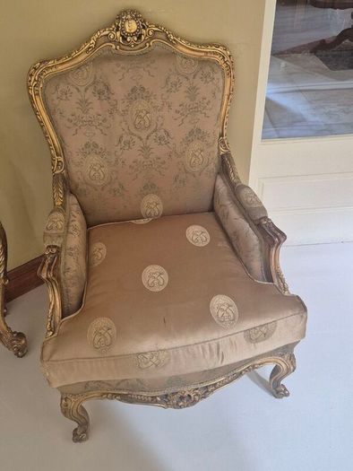 Set of French 4 seater and 4 x 1 seaters