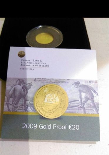 1g irish gold proof coin