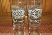 Budweiser Pint Glasses