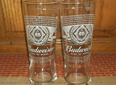 Budweiser Pint Glasses