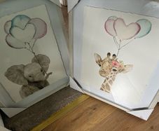 2 pictures for nursery / kids room