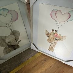 2 pictures for nursery / kids room
