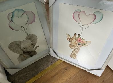 2 pictures for nursery / kids room