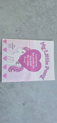 Pamphlet 2 Leaflet HTF Collector Sheet for Birthflower Ponies US version 1984 MLP G1 My Little Pony