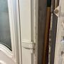 White PVC door & frame Image 3