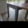 Dove Grey Oak Effect 4 to 6 Seater Foldable Extending Dining Table Image 4