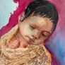 Original Watercolour Baby Image 4