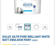 Dulux Pure Brilliant White Matt Paint