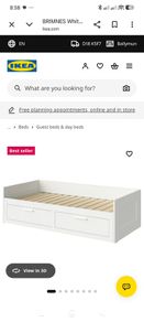 Ikea guest bed