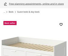 Ikea guest bed