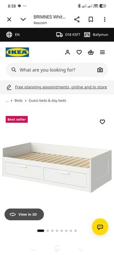 Ikea guest bed