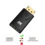 4K DisplayPort to HDMI-Compatible Adapter DP Male to Female HD TV HDMI-Compatible Video Audio Cable for PC TV Laptop Image 4