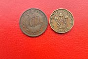 1937 British Halfpenny and Threepence