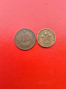 1937 British Halfpenny and Threepence
