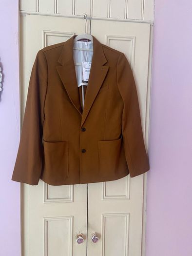 Comptoir Des Cotonnoirs Warm Camel Dry Wool Blazer & Trousers Suit