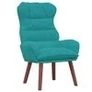 Relaxing Chair Turquoise 69 x 74 x 93 cm Velvet Image 3
