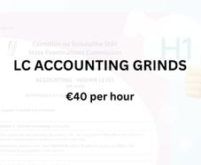 Accounting Online Leaving Certificate Grinds
