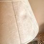 Vintage Turned Wood Lamp with Parchment Shade Image 9