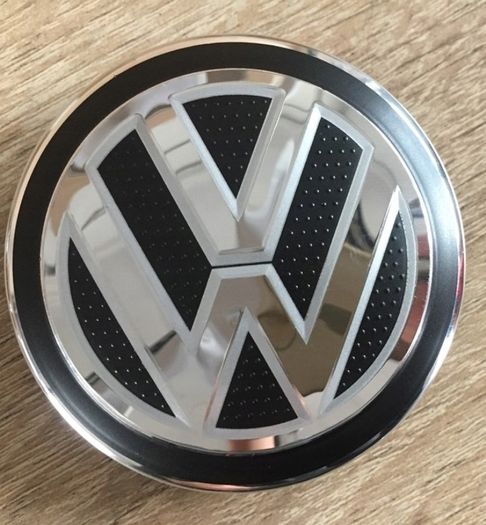 65mm black pitted Volkswagen Centre Caps 5G0601171