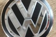 65mm black pitted Volkswagen Centre Caps 5G0601171