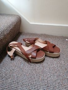 Brown sandals