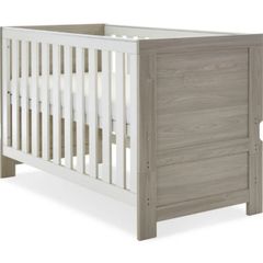 Obaby Nika Cot Bed, Baby Elegance Mattress, KEA Bed Rail